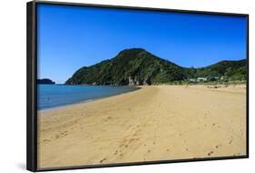 Long Sandy Beach, Abel Tasman National Park, South Island, New Zealand, Pacific-Michael-Framed Photographic Print