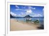 Long Sandy Beach in the Bacuit Archipelago, Palawan, Philippines, Southeast Asia, Asia-Michael Runkel-Framed Photographic Print