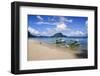 Long Sandy Beach in the Bacuit Archipelago, Palawan, Philippines, Southeast Asia, Asia-Michael Runkel-Framed Photographic Print