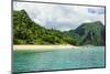 Long Sandy Beach in the Bacuit Archipelago, Palawan, Philippines, Southeast Asia, Asia-Michael Runkel-Mounted Photographic Print