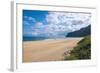 Long Sandy Beach in the Polihale State Park, Kauai, Hawaii, United States of America, Pacific-Michael Runkel-Framed Photographic Print