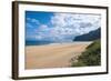 Long Sandy Beach in the Polihale State Park, Kauai, Hawaii, United States of America, Pacific-Michael Runkel-Framed Photographic Print