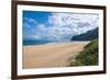 Long Sandy Beach in the Polihale State Park, Kauai, Hawaii, United States of America, Pacific-Michael Runkel-Framed Photographic Print