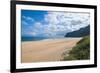 Long Sandy Beach in the Polihale State Park, Kauai, Hawaii, United States of America, Pacific-Michael Runkel-Framed Photographic Print