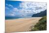 Long Sandy Beach in the Polihale State Park, Kauai, Hawaii, United States of America, Pacific-Michael Runkel-Mounted Photographic Print