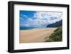 Long Sandy Beach in the Polihale State Park, Kauai, Hawaii, United States of America, Pacific-Michael Runkel-Framed Photographic Print