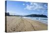 Long Sandy Hot Water Beach, Coromandel Coast, North Island, New Zealand, Pacific-Michael Runkel-Stretched Canvas