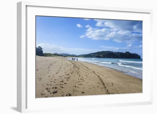 Long Sandy Hot Water Beach, Coromandel Coast, North Island, New Zealand, Pacific-Michael Runkel-Framed Photographic Print