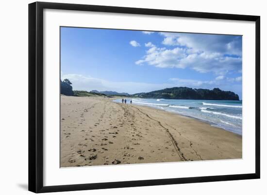 Long Sandy Hot Water Beach, Coromandel Coast, North Island, New Zealand, Pacific-Michael Runkel-Framed Photographic Print