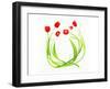 Long Stem Delight III-Miranda York-Framed Art Print