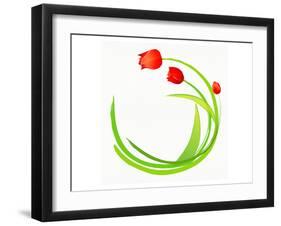 Long Stem Delight IV-Miranda York-Framed Art Print