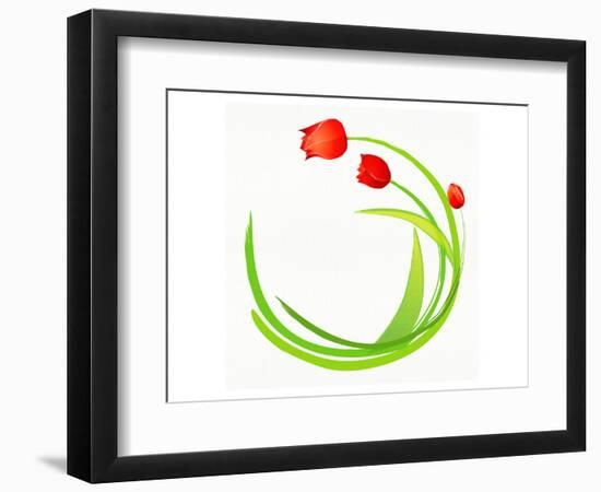 Long Stem Delight IV-Miranda York-Framed Art Print