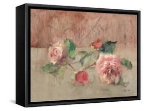 Long Stemmed Rose I-Cheri Blum-Framed Stretched Canvas