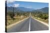 Long Straight Road in Central Malawi, Africa-Michael Runkel-Stretched Canvas