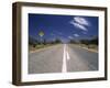 Long Straight Road in the Outback, Australia-Alan Copson-Framed Photographic Print