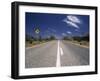 Long Straight Road in the Outback, Australia-Alan Copson-Framed Photographic Print