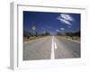 Long Straight Road in the Outback, Australia-Alan Copson-Framed Photographic Print