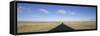 Long Straight Road, Patagonia, Border Area Argentina and Chile, South America-Gavin Hellier-Framed Stretched Canvas