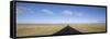 Long Straight Road, Patagonia, Border Area Argentina and Chile, South America-Gavin Hellier-Framed Stretched Canvas