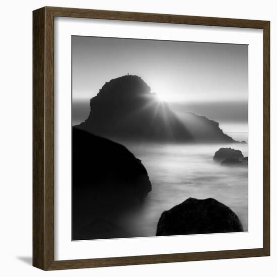 Long sunset at Indian Beach-Moises Levy-Framed Photographic Print