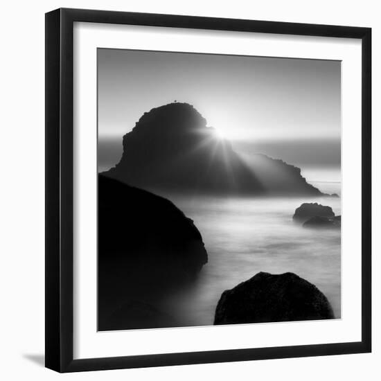 Long sunset at Indian Beach-Moises Levy-Framed Photographic Print