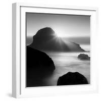 Long sunset at Indian Beach-Moises Levy-Framed Photographic Print