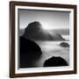 Long sunset at Indian Beach-Moises Levy-Framed Giclee Print