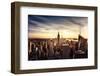 Long Sunset-Javier de la-Framed Photographic Print