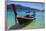 Long Tail Boat Sit On The Beach Rawi Island Thailand-lkunl-Framed Photographic Print