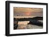 Long Tail Boats at Sunset-Ben Pipe-Framed Photographic Print