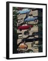 Long Term Parking, Arman 1982, Fondation Cartier at Jouy-En-Josas, Ile De France, France, Europe-Hart Kim-Framed Photographic Print