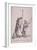 Long Threed Laces Long and Strong, Cries of London, C1688-Marcellus Laroon-Framed Giclee Print