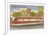 Long Trailer-null-Framed Premium Giclee Print