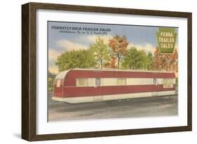 Long Trailer-null-Framed Art Print