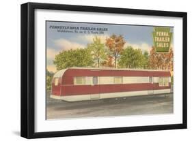 Long Trailer-null-Framed Art Print