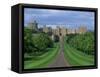 Long Walk from Windsor Castle, Berkshire, England, United Kingdom, Europe-Woolfitt Adam-Framed Stretched Canvas