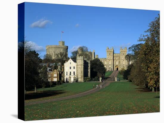 Long Walk, Windsor Castle, Berkshire-Peter Thompson-Stretched Canvas