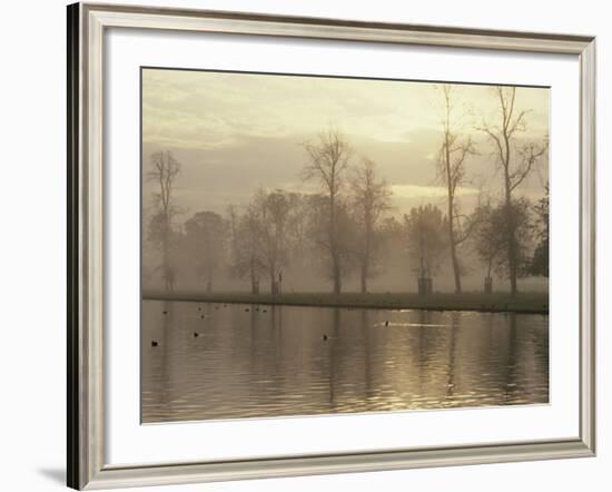 Long Water at Dusk, Hampton Court, London, England, United Kingdom, Europe-Macleod Iain-Framed Photographic Print