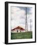 Long Wave Transmitter Masts at a Marconi Radio Station at Berne, Switzerland, C1925-null-Framed Giclee Print