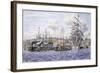 Long Wharf, Santa Monica-Stanton Manolakas-Framed Giclee Print