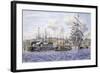 Long Wharf, Santa Monica-Stanton Manolakas-Framed Giclee Print