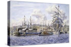 Long Wharf, Santa Monica-Stanton Manolakas-Stretched Canvas