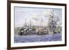 Long Wharf, Santa Monica-Stanton Manolakas-Framed Premium Giclee Print