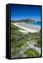 Long Wide Sandy Beach in the Wilsons Promontory National Park, Victoria, Australia, Pacific-Michael Runkel-Framed Stretched Canvas