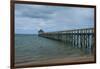 Long Wooden Pier, Coral Coast, Viti Levu, Fiji, South Pacific-Michael Runkel-Framed Photographic Print
