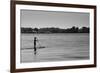 Longboard Surfer Shelter Island New York-null-Framed Photo