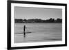 Longboard Surfer Shelter Island New York-null-Framed Photo