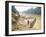 Longboat Crowded with Children Leaving for Week at School, Katibas River, Island of Borneo-Richard Ashworth-Framed Photographic Print