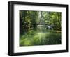 Longboats Moored in Creek Amid Rain Forest, Island of Borneo, Malaysia-Richard Ashworth-Framed Photographic Print