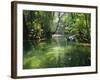 Longboats Moored in Creek Amid Rain Forest, Island of Borneo, Malaysia-Richard Ashworth-Framed Photographic Print